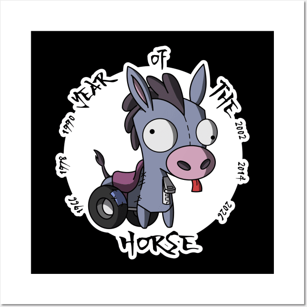 Gir, Year of the Horse Wall Art by Kitsuology